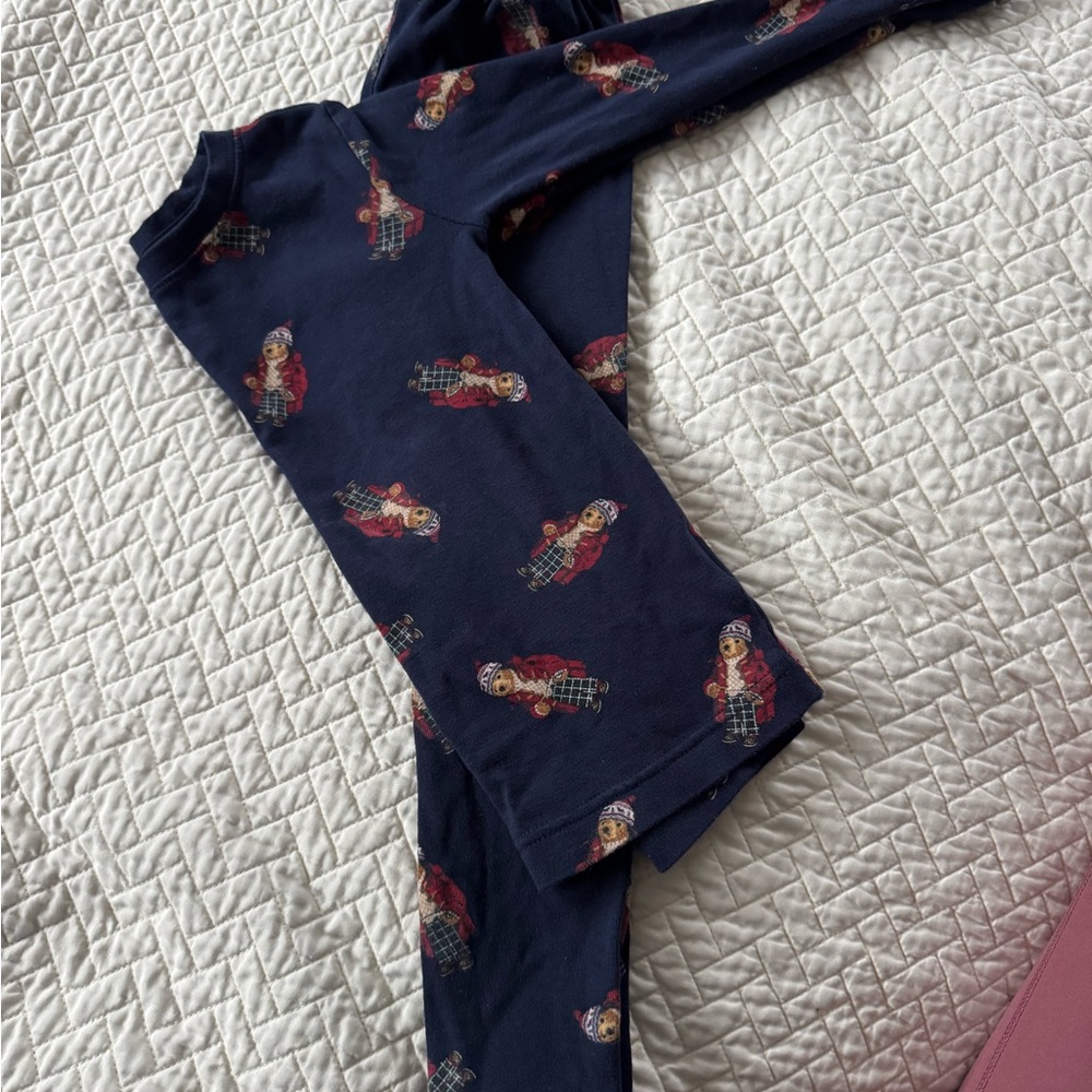 Kids Navy Pajamas with Fun Print
